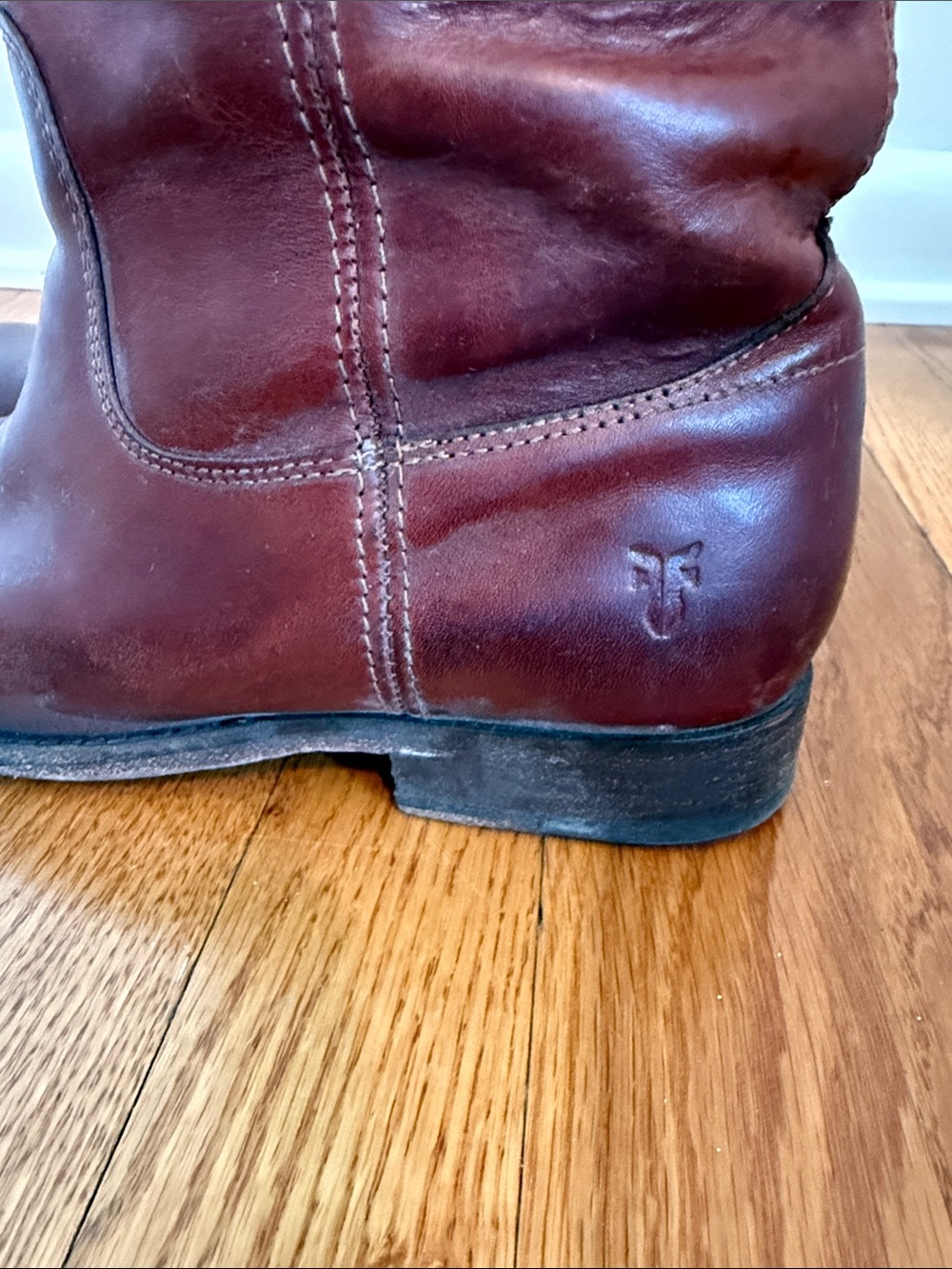 Frye Brown Leather Riding Boots - Picture 7 of 11